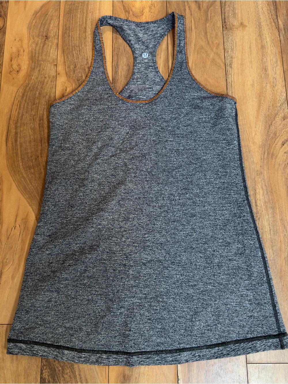 Lululemon Reversible Racerback Athletic Tank Top Heathered Gray Women’s Gym Yoga